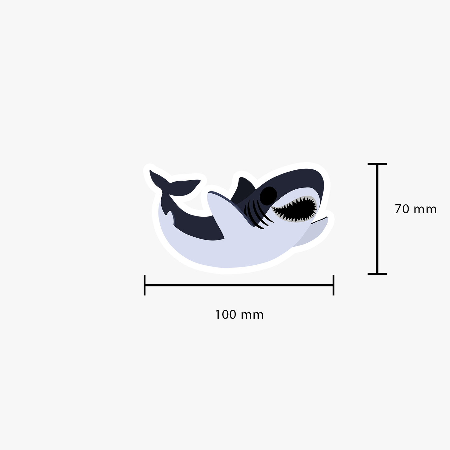 Sticker Hai "Sharky"