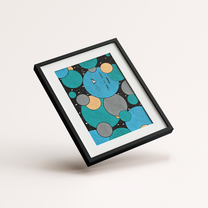 Print Weltraum