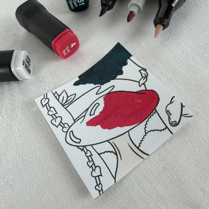 Sticker Pilzwald zum Ausmalen – Sticker zum Selbstgestalten