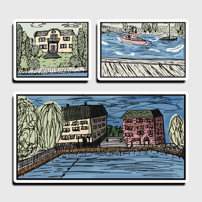 Sticker-Set Stockholm