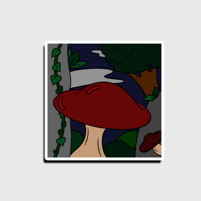 Sticker - Pilzwald
