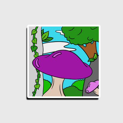 Sticker - Pilzwald