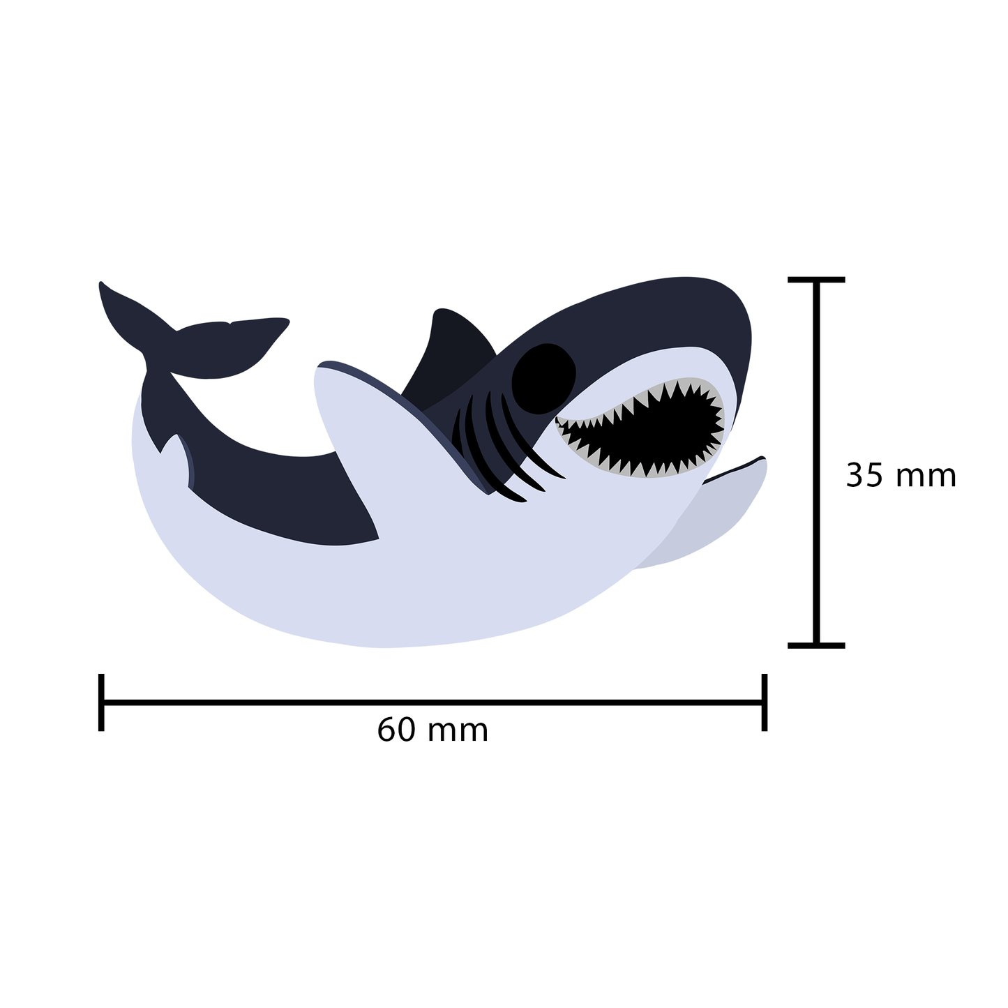 Sticker Hai "Sharky"