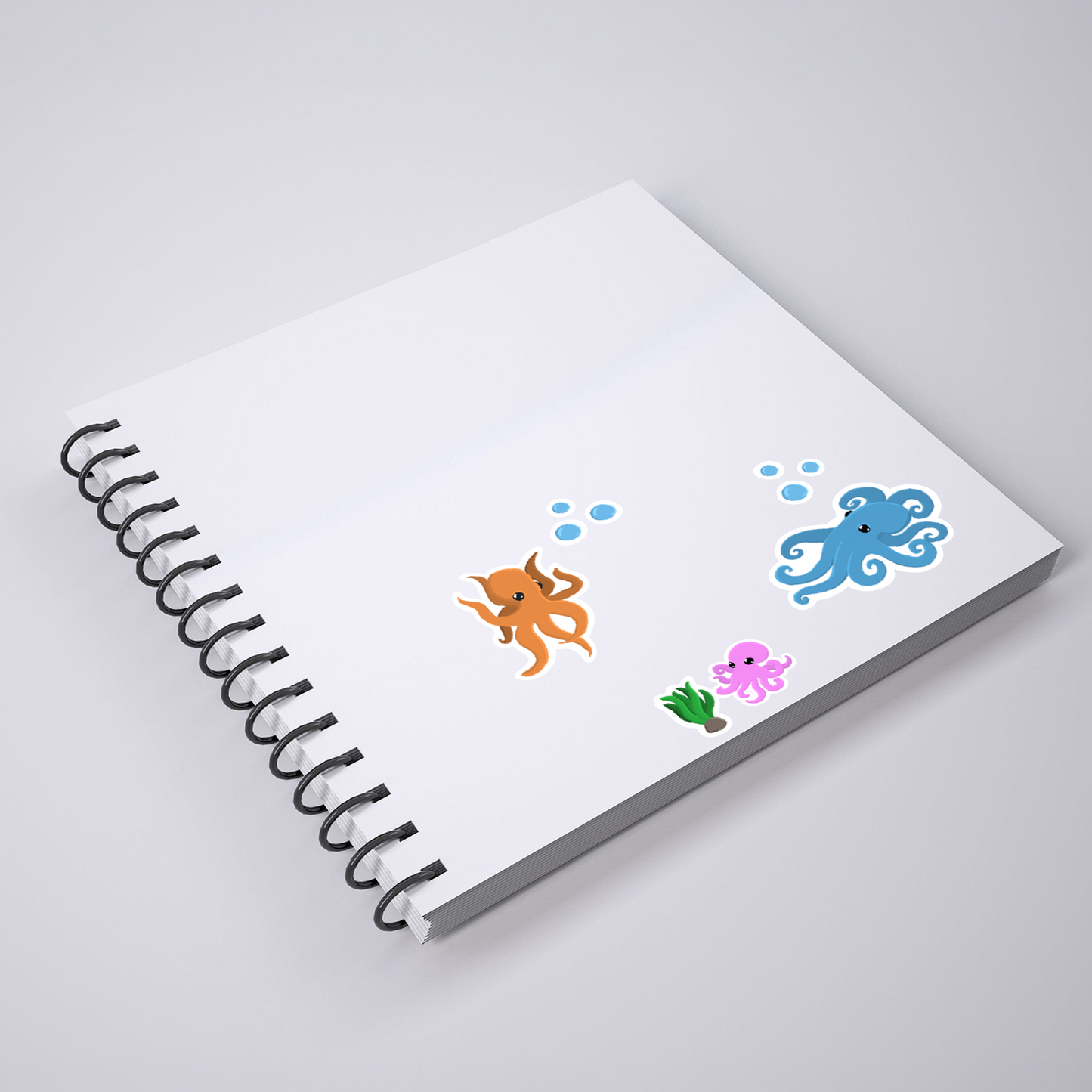 Sticker Bogen Oktopus
