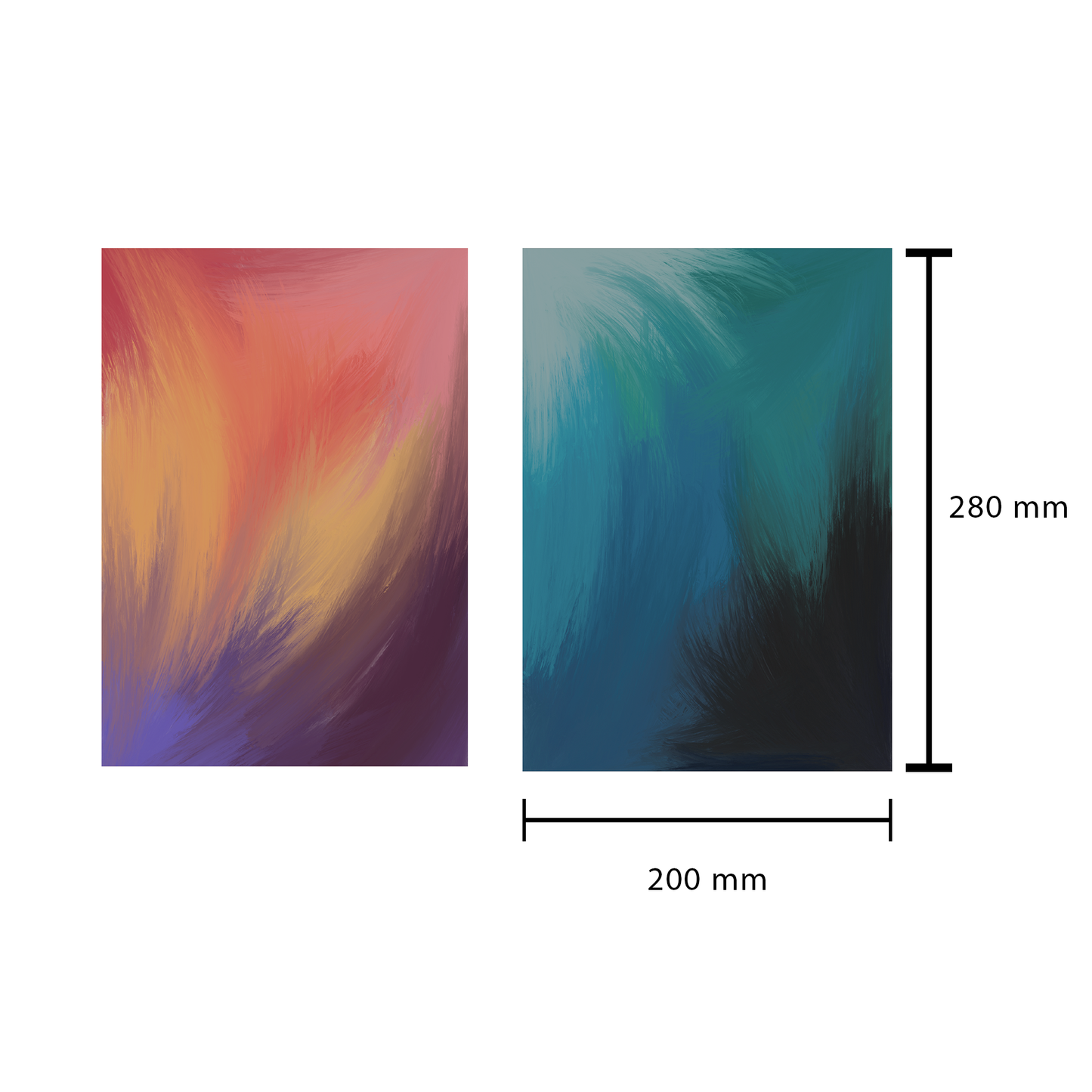 Prints Abstrakte Farben